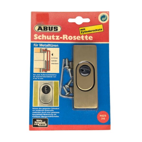 ABUS Schutz-Rosette RSZS316 F4 – Zuverlässiger Schutz für Ihre Metalltüren gegen Einbruchsversuche und Manipulationen.